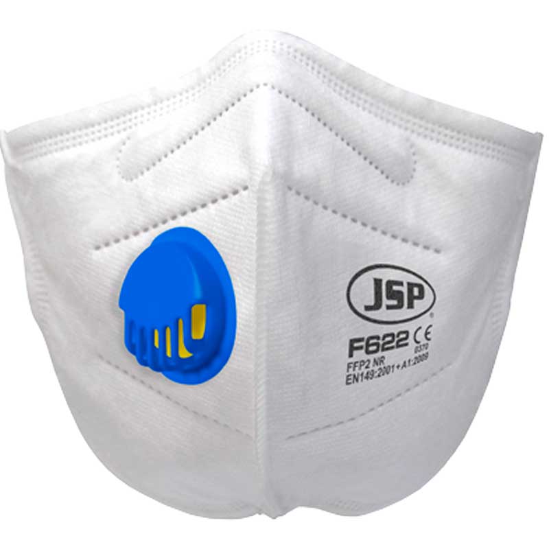 Disposable Fold Flat FFP2V Mask with Valve F622 JSP