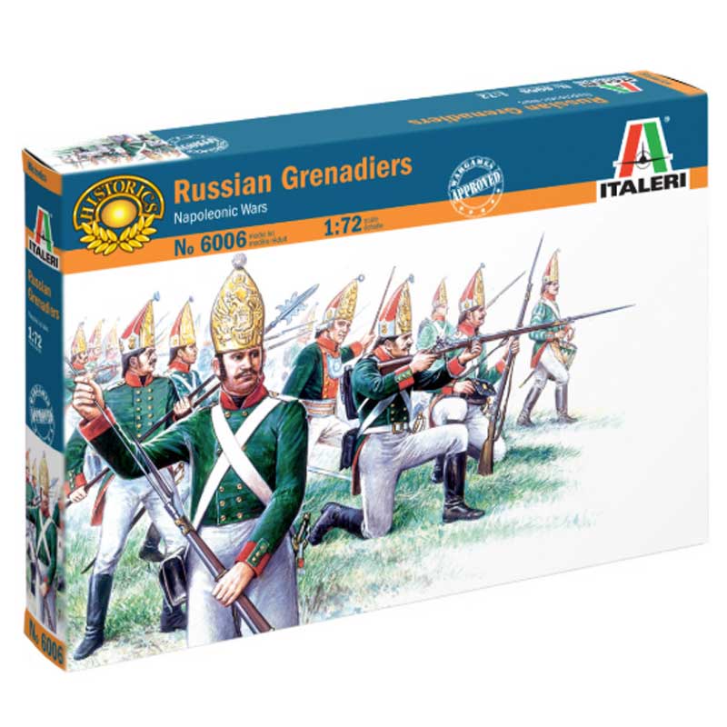 Italeri Russian Grenadiers (50 Figures) (1/72) 6006 Italeri Russian Grenadiers (50 Figures) (1/72) 6006