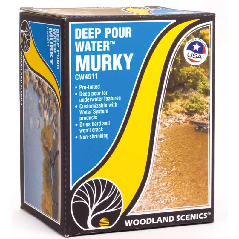 Woodland Scenics Murky Deep Pour Water (12oz) WCW4511