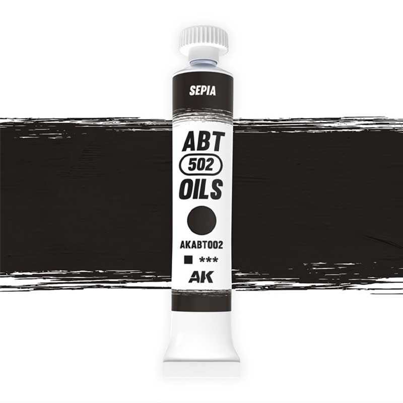 AK Interactive Sepia Oil Paint (20ml) AKABT002 AK Interactive Sepia Oil Paint (20ml) AKABT002