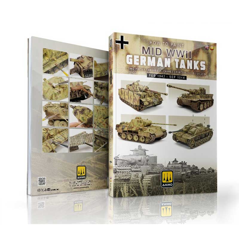 Ammo How to Paint Mid WWII German Tanks A.MIG-6303 Ammo How to Paint Mid WWII German Tanks A.MIG-6303