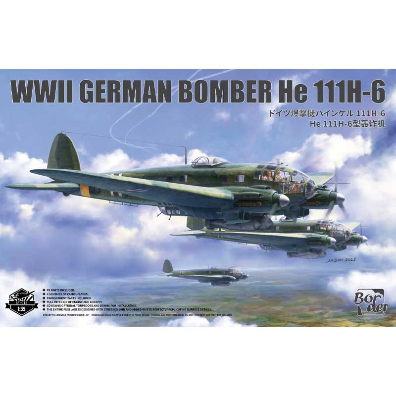 Border Model Heinkel He111 H-6 (1/35) BF-018 Border Model Heinkel He111 H-6 (1/35) BF-018