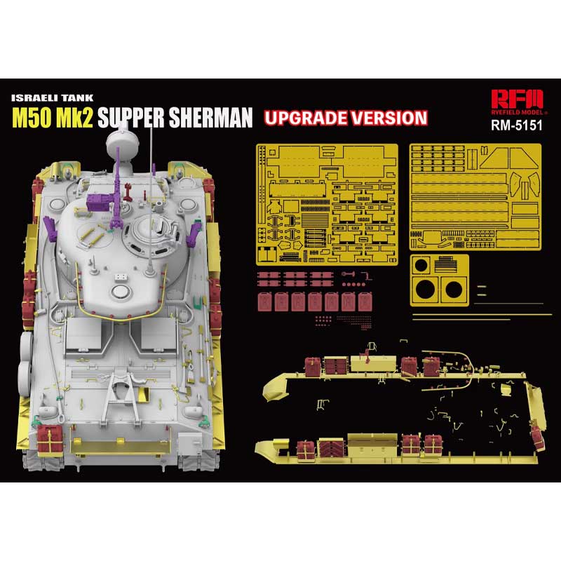 Rye Field Models M50 Mk2 Super Sherman Upgrade Version (1/35) RM5151