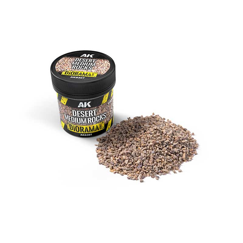 AK Interactive Desert Medium Rocks (100ml) AK8307