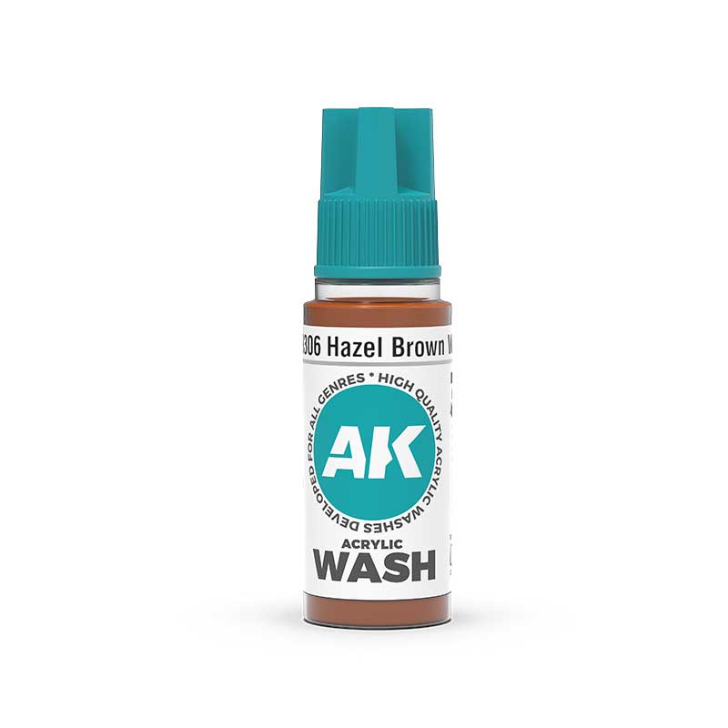 AK Interactive Hazel Brown Wash (18ml) AK19306
