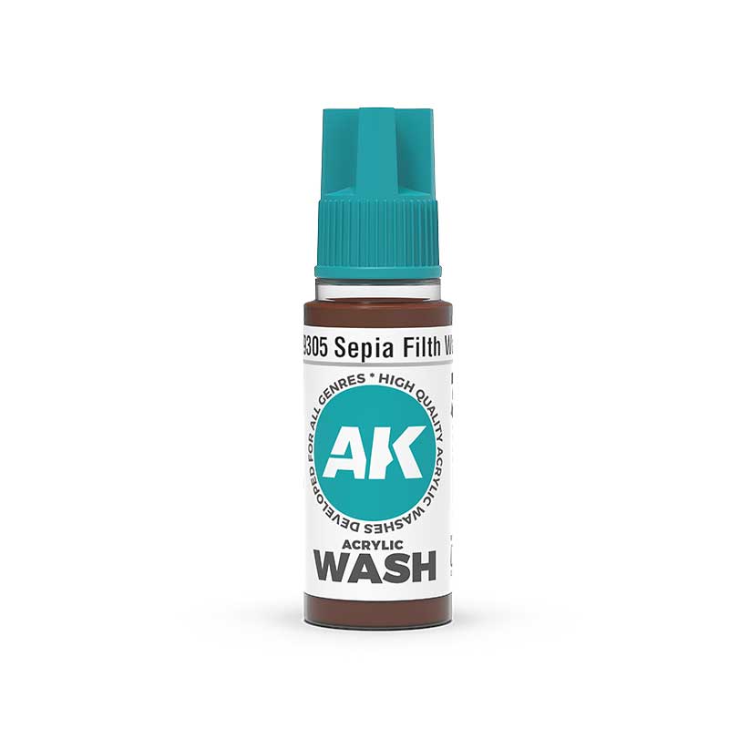 AK Interactive Sepia Filth Wash (18ml) AK19305