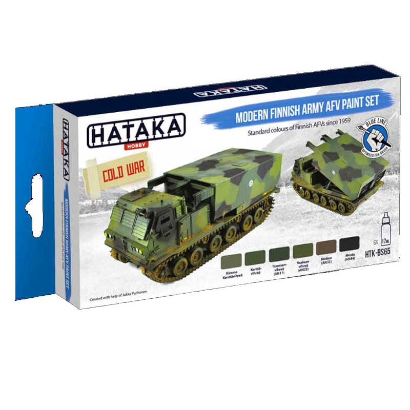 Hataka Modern Finnish Army AFV Paint Set HTK-BS65 Hataka Modern Finnish Army AFV Paint Set HTK-BS65