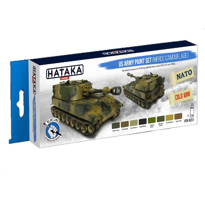 Hataka U.S. Army Paint Set (MERDC Camouflage) HTK-BS51 Hataka U.S. Army Paint Set (MERDC Camouflage) HTK-BS51
