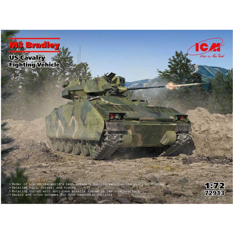 ICM M3 Bradley U.S. Cavalry Fighting Vehicle (1/72) 72913 ICM M3 Bradley U.S. Cavalry Fighting Vehicle (1/72) 72913