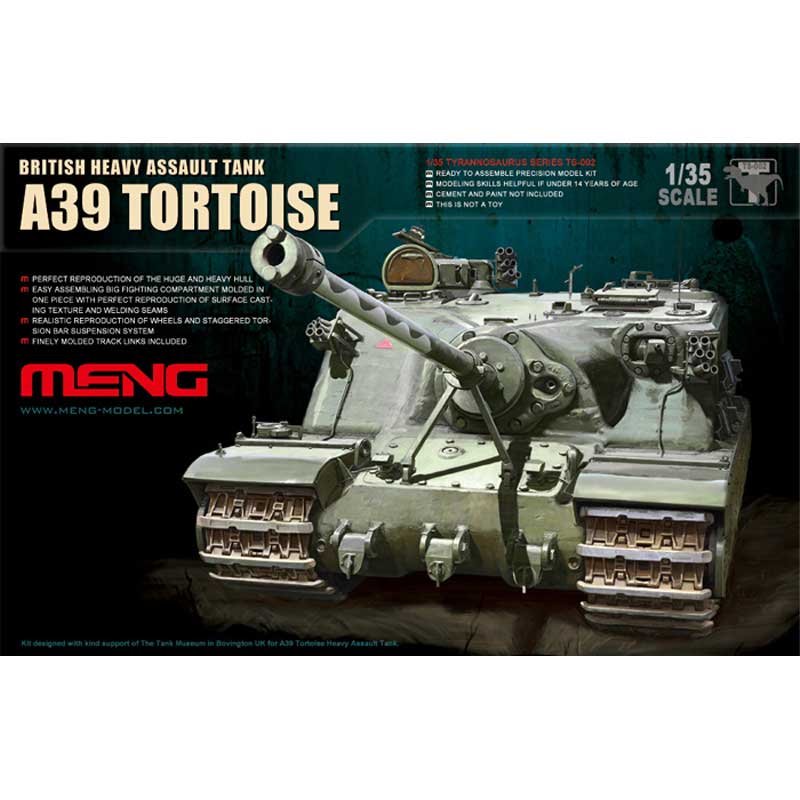 Meng Model British Tortoise A39 Assault Tank (1/35) TS-002 Meng Model British Tortoise A39 Assault Tank (1/35) TS-002