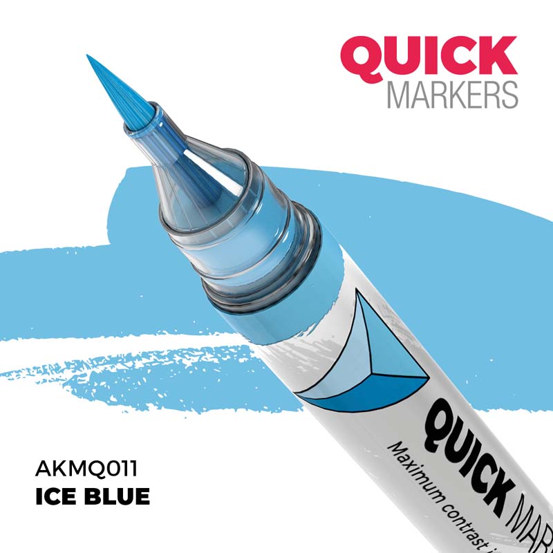 AK Interactive Ice Blue - Quick Marker AKMQ011