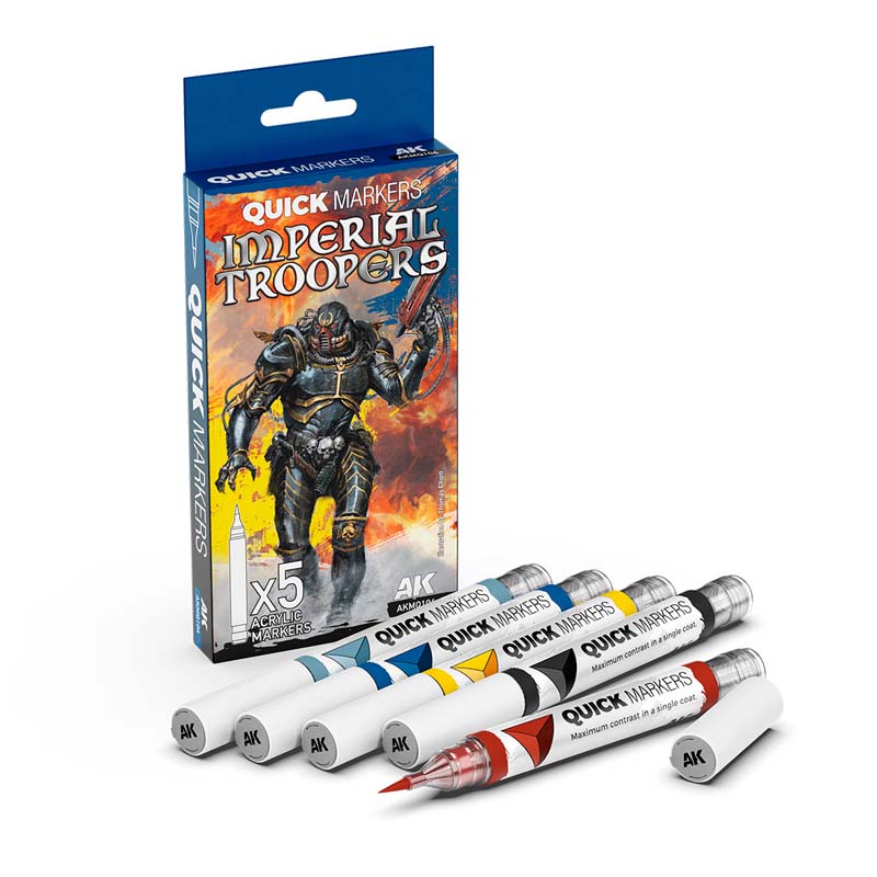 AK Interactive Imperial Troopers Quick Markers Set AKMQ104 AK Interactive Imperial Troopers Quick Markers Set AKMQ104