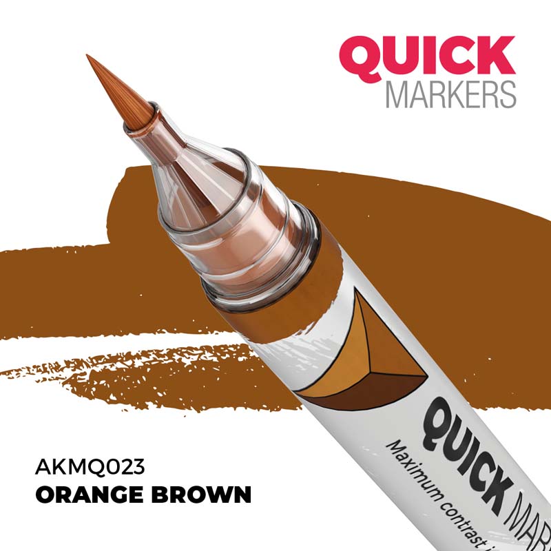 AK Interactive Orange Brown - Quick Marker AKMQ023