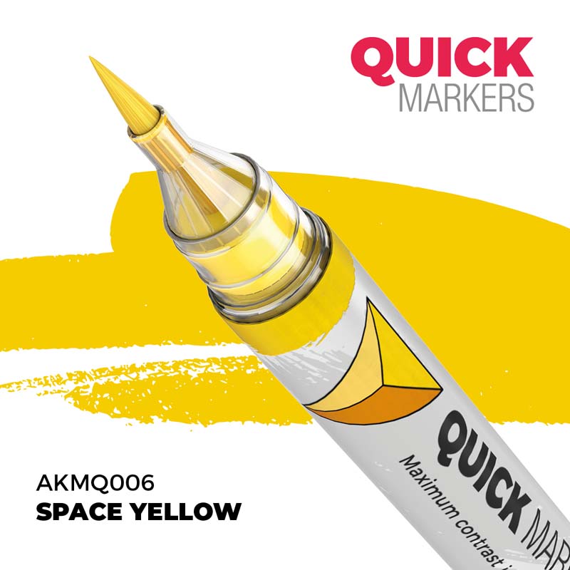 AK Interactive Space Yellow - Quick Marker AKMQ006