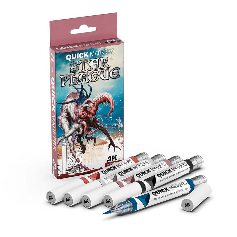 AK Interactive Star Plague Quick Markers Set AKMQ105 AK Interactive Star Plague Quick Markers Set AKMQ105
