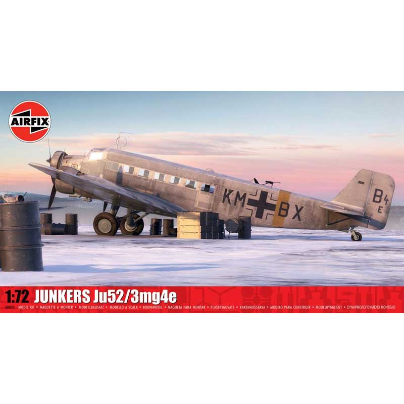 Airfix Junkers Ju52/3Mg4E (1/72) A08022 Airfix Junkers Ju52/3Mg4E (1/72) A08022