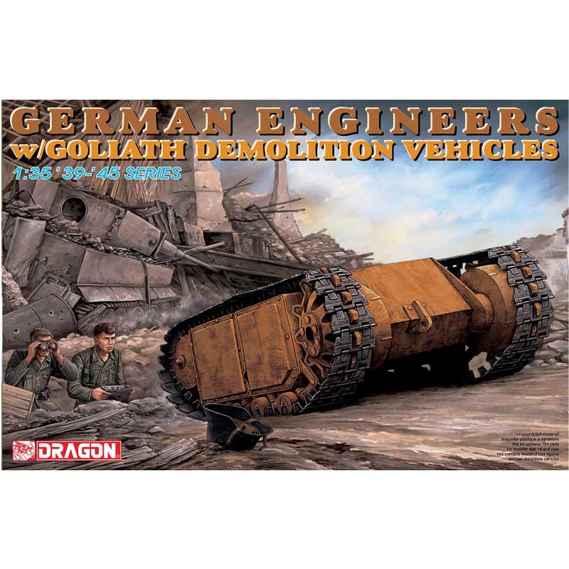 Dragon German Engineers With Goliath Demolition Vehicle (1/35) 6103 Dragon German Engineers With Goliath Demolition Vehicle (1/35) 6103