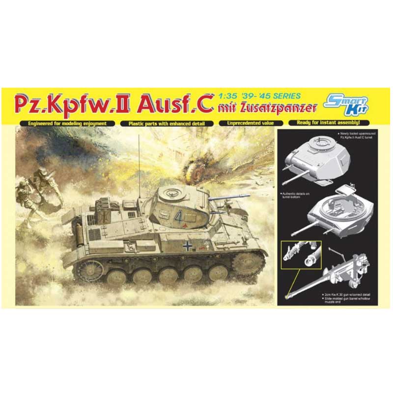 Dragon Pz.Kpfw.II Ausf.C With Interior (1/35) 6432 Dragon Pz.Kpfw.II Ausf.C With Interior (1/35) 6432