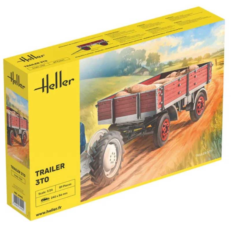 Heller Trailer 3to (1/24) 81410 Heller Trailer 3to (1/24) 81410