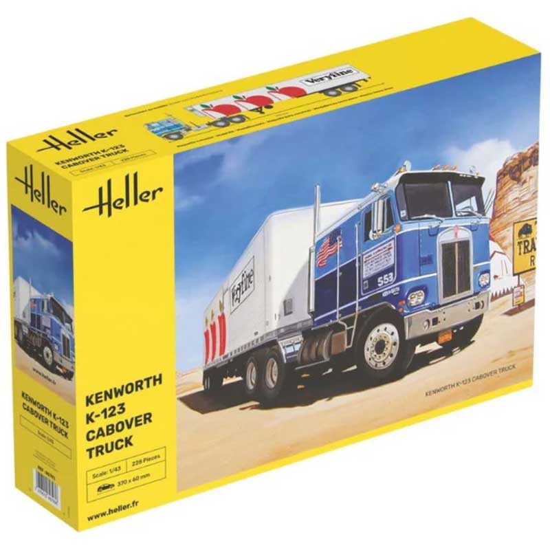 Heller Kenworth K-123 Cabover Truck (1/43) 80793 Heller Kenworth K-123 Cabover Truck (1/43) 80793