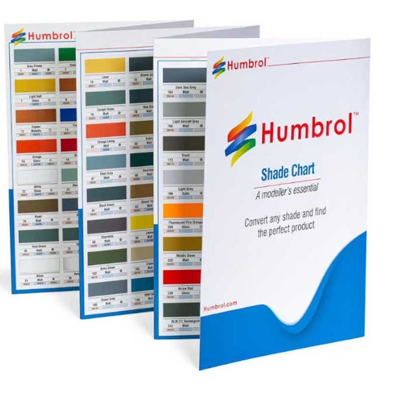 Humbrol Shade Chart P1222 Humbrol Shade Chart P1222