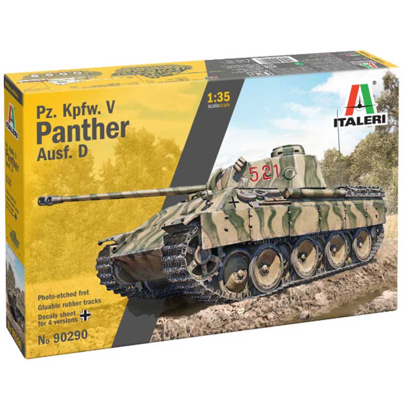 Italeri Pz. Kpfw. V Panther Ausf. D (1/35) 90290 Italeri Pz. Kpfw. V Panther Ausf. D (1/35) 90290