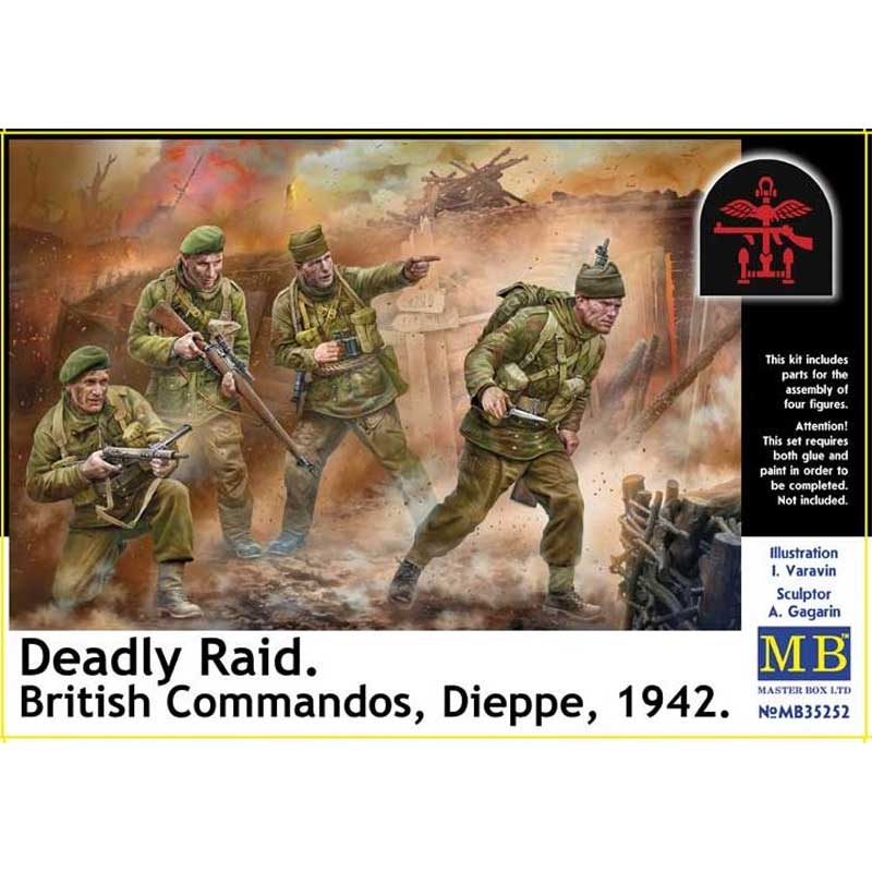 Master Box Deadly Raid British Commandos Dieppe 1942 (1/35) 35252 Master Box Deadly Raid British Commandos Dieppe 1942 (1/35) 35252