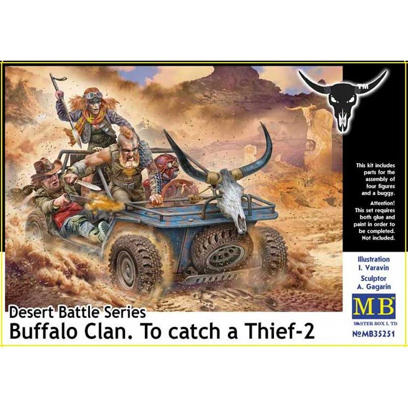 Master Box Desert Battle Buffalo Clan Catch A Thief 2 (1/35) 35251 Master Box Desert Battle Buffalo Clan Catch A Thief 2 (1/35) 35251