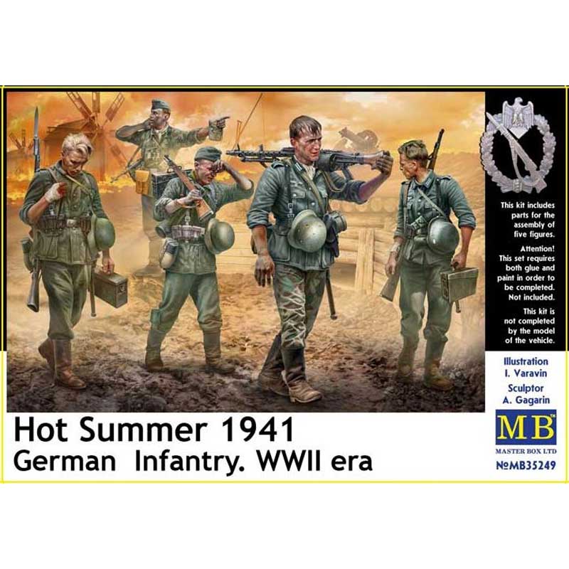 Master Box Hot Summer 1941 German Infantry WWII (1/35) 35249 Master Box Hot Summer 1941 German Infantry WWII (1/35) 35249