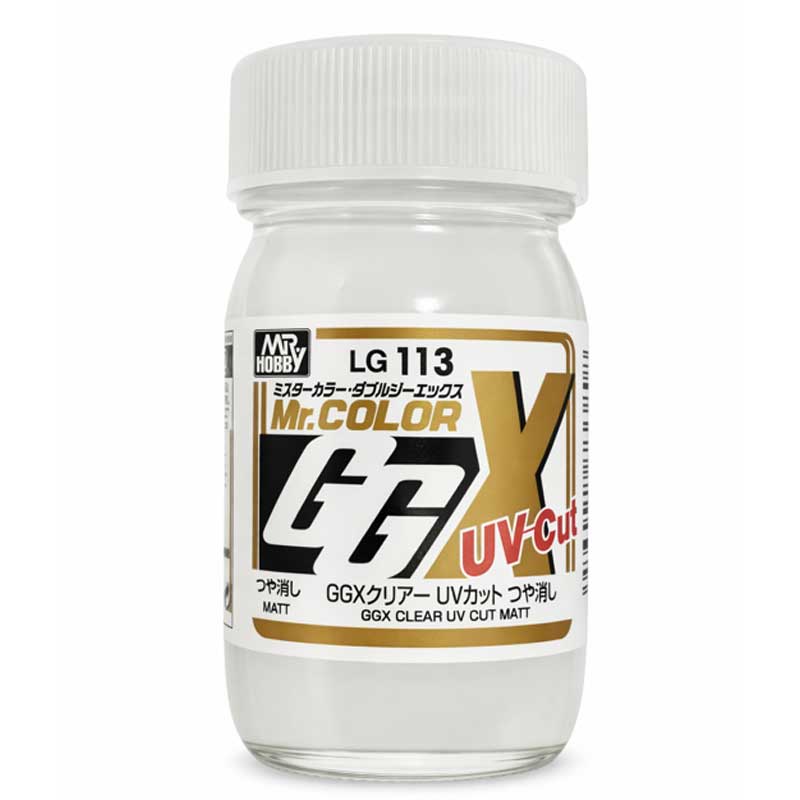 Mr Hobby Mr. Color GGX Clear UV Cut Flat (60ml) LG-113 Mr Hobby Mr. Color GGX Clear UV Cut Flat (60ml) LG-113