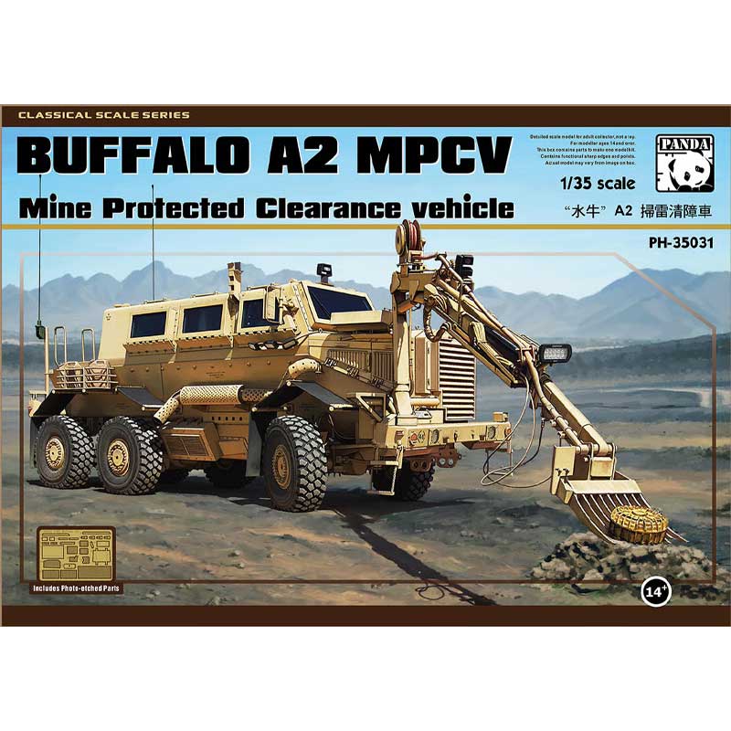 Panda Model Buffalo A2 Mine Protection Clearance System (1/35) PH35031 Panda Model Buffalo A2 Mine Protection Clearance System (1/35) PH35031