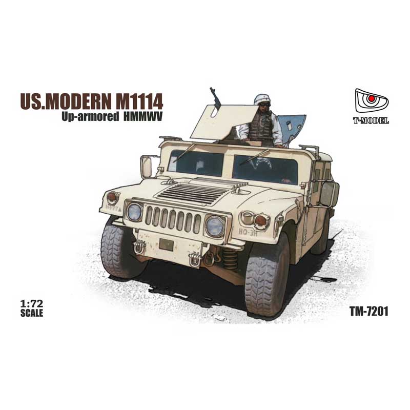 T-Model U.S. HMMWV M1114 (1/72) TM7201 T-Model U.S. HMMWV M1114 (1/72) TM7201