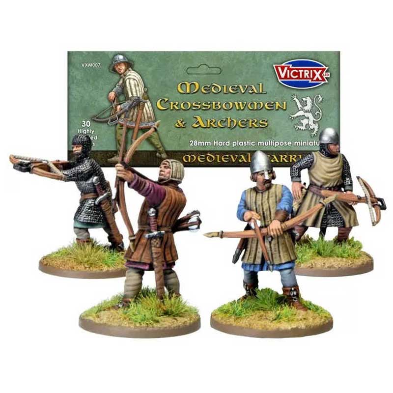 Victrix Medieval Crossbowmen & Archers (28mm) VXM007 Victrix Medieval Crossbowmen & Archers (28mm) VXM007