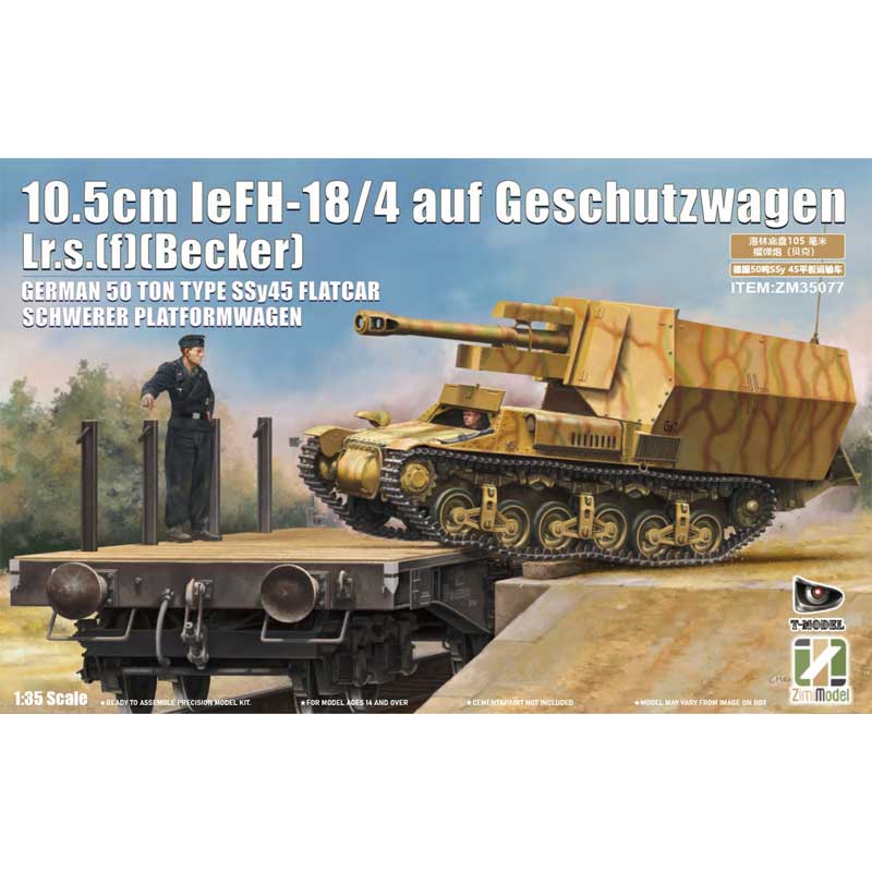 Zimi Model 10.5 Cm LeFH 18/4 Auf Geschutzwagen Lr.S.(F) (1/35) ZM35077