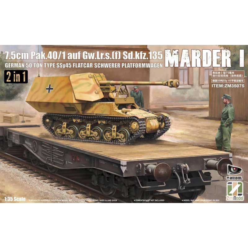 Zimi Model Marder I 7.5cm Pak.40/1 Auf Gw.Lr.S.(F) (1/35) ZM35075