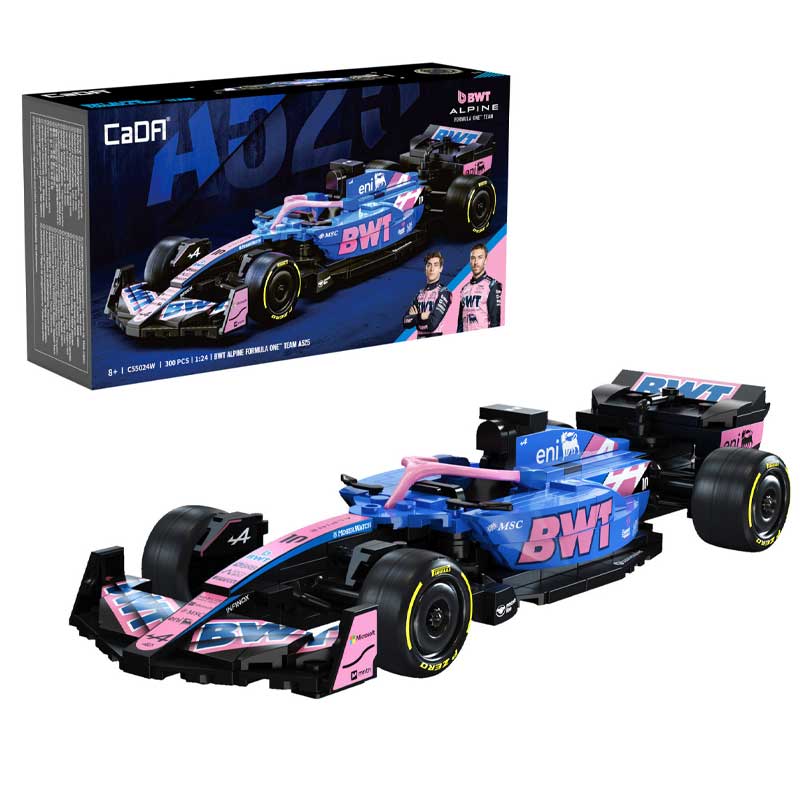 CaDA Bricks BWT Alpine F1 Team A525 Racing Car (1/24) C55024W CaDA Bricks BWT Alpine F1 Team A525 Racing Car (1/24) C55024W