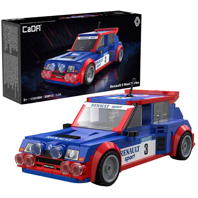 CaDA Bricks Renault 5 Maxi Turbo (1/24) C55038W CaDA Bricks Renault 5 Maxi Turbo (1/24) C55038W