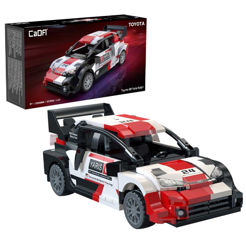 CaDA Bricks Toyota GR Yaris Rally1 Car (1/24) C55039W CaDA Bricks Toyota GR Yaris Rally1 Car (1/24) C55039W