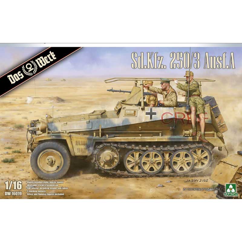 Das Werk Sd.Kfz. 250/3 Ausf. A Greif (1/16) DW16019 Das Werk Sd.Kfz. 250/3 Ausf. A Greif (1/16) DW16019