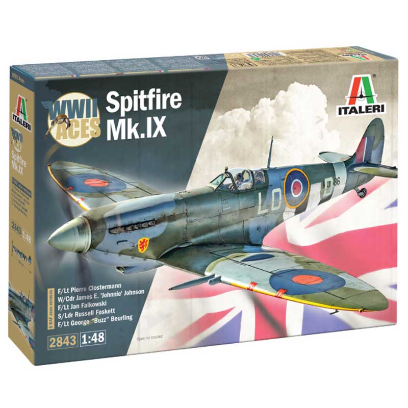 Italeri Spitfire Mk. IX Aces (1/48) 2843 Italeri Spitfire Mk. IX Aces (1/48) 2843