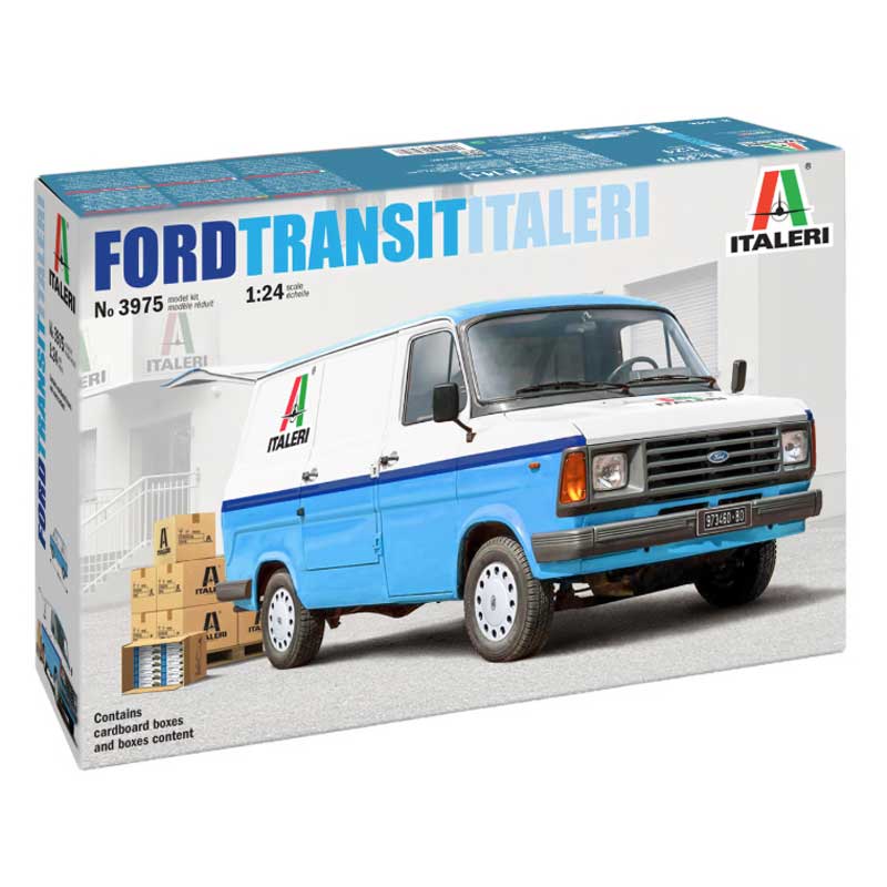 Italeri Ford Transit "Italeri" Van (1/24) 3975 Italeri Ford Transit "Italeri" Van (1/24) 3975