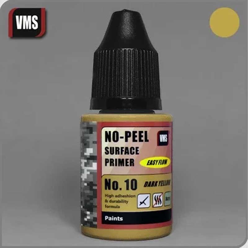 VMS No-Peel Primer No.10 Dark Yellow (30ml) PR10s VMS No-Peel Primer No.10 Dark Yellow (30ml) PR10s