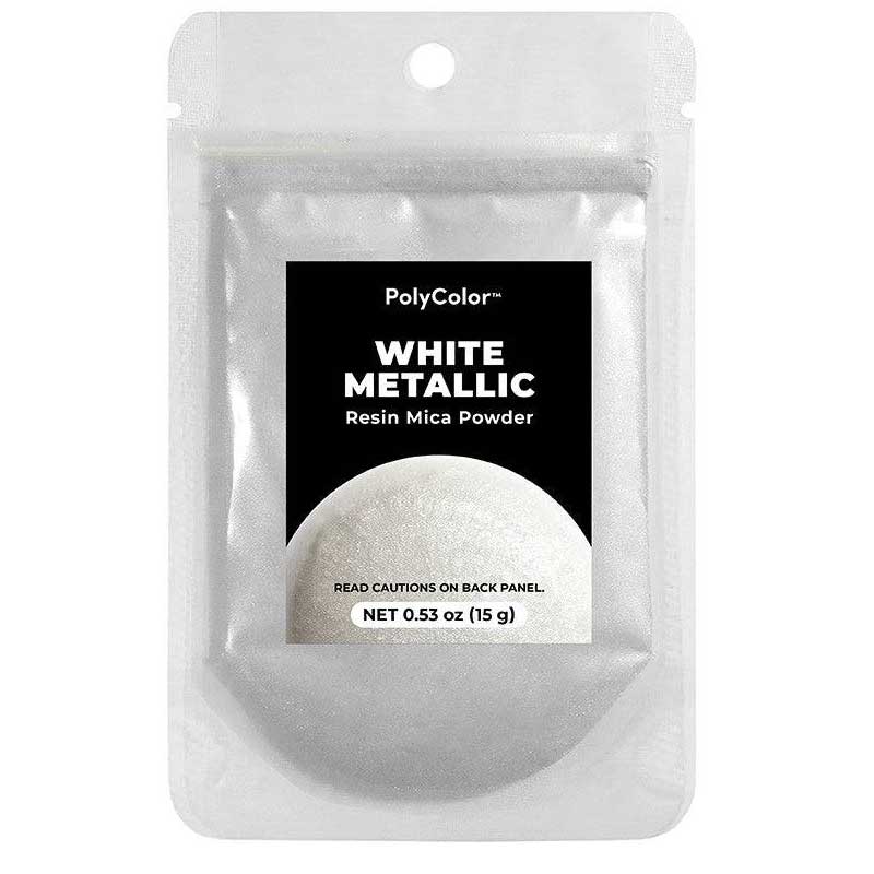 Alumilite White Metallic Pigment Powder (15g)