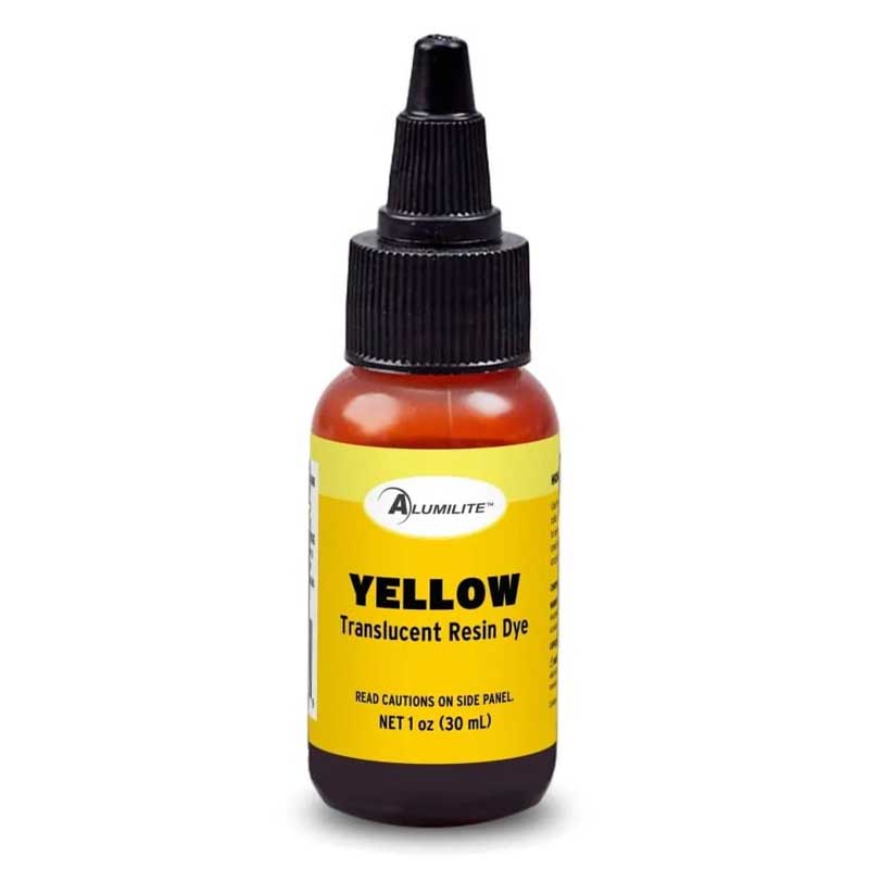 Alumilite Translucent Yellow Liquid Epoxy Dye (1oz)