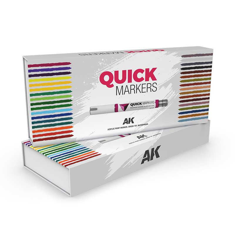 AK Interactive Quick Markers Special Box (34 Markers) AKMQ150 AK Interactive Quick Markers Special Box (34 Markers) AKMQ150