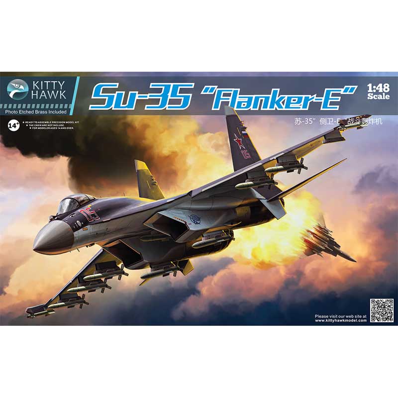Kitty Hawk Models Su-35 Flanker-E (1/48) KH80142 Kitty Hawk Models Su-35 Flanker-E (1/48) KH80142
