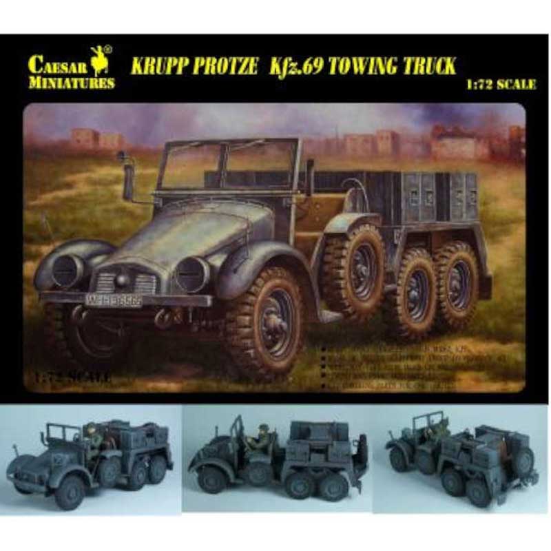 Caesars Miniatures WWII Krupp Protze Kfz.69 Towing Truck (1/72) 7203