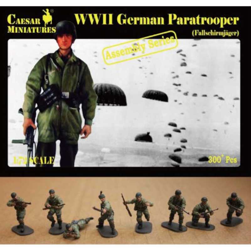 Caesars Miniatures German Paratrooper Fallschirmjager (1/72) 7712