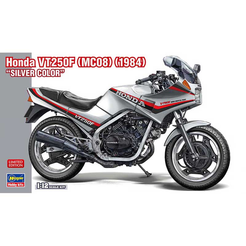 Hasegawa 1984 Honda VT250F Silver (1/12) 21771 Hasegawa 1984 Honda VT250F Silver (1/12) 21771