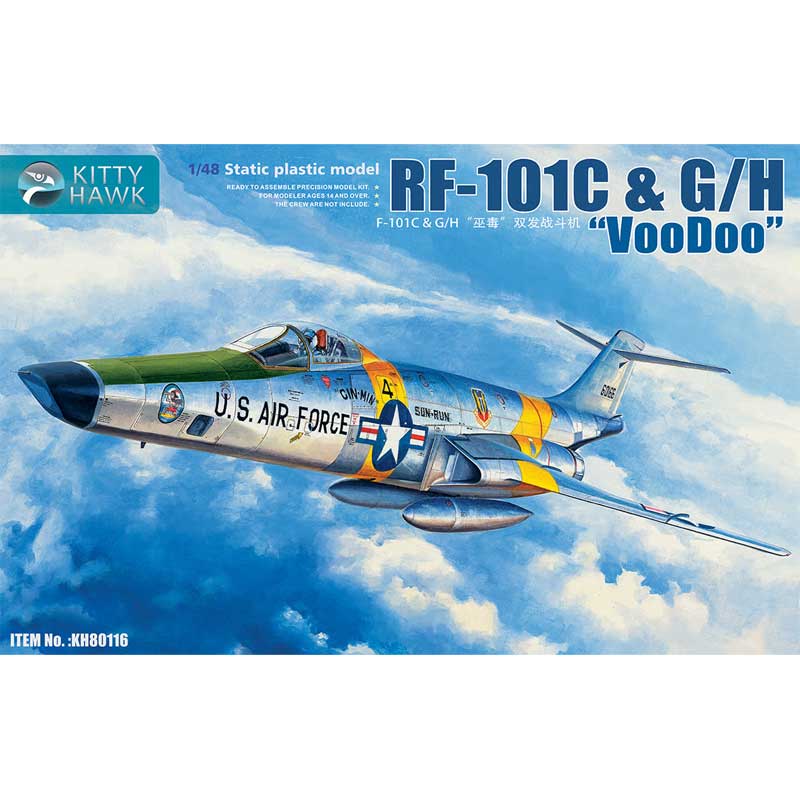 Kitty Hawk Models RF-101 C G/H Voodoo (1/48) KH80116 Kitty Hawk Models RF-101 C G/H Voodoo (1/48) KH80116